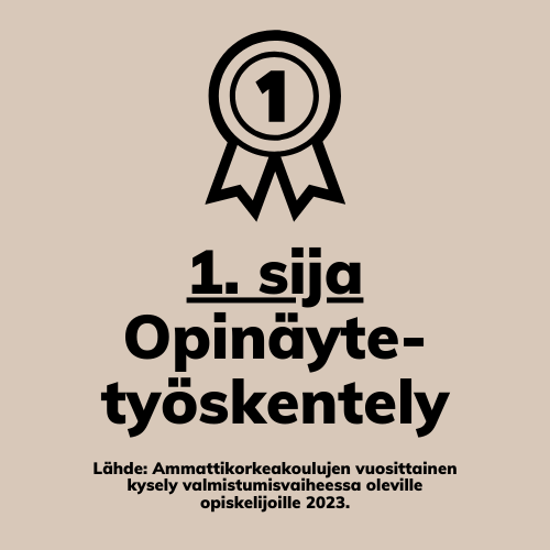 1. sija opinnäytetyöskentely.