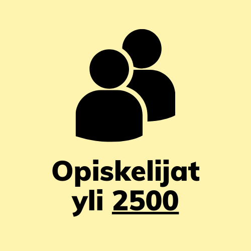 Opiskelijat yli 2500.